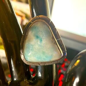 Sterling Silver Laramar (Dominican Republic) Ring Size 8